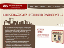 Tablet Screenshot of burlingtonassociates.com